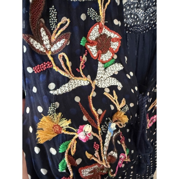 Anthropologie  Maeve Cassidy Embroidered Midi Dress - Picture 6 of 9
